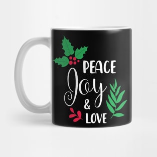 Peace Day and Love - Merry Christmas Gift Mug